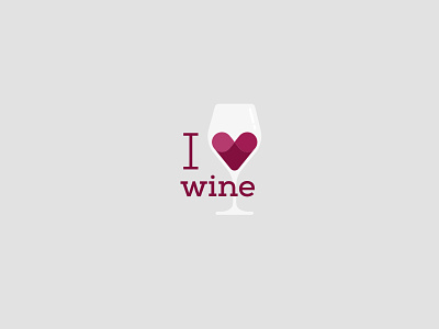 I Love Wine drink glass infinite logo love passion symbol trademark vino wine