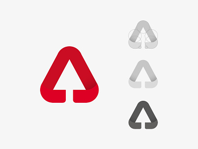 Arrow a grid hi tech letter letter mark logo arrow minimal monogram software upgrade