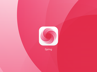 If Spring was an app app flower icon ios logo logo design rose spring sun