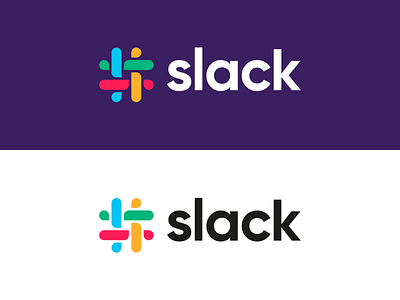 Slack - Logo Redesign brand brandidentity hashtag logo logo design logo design concept octothorpe redesign slack
