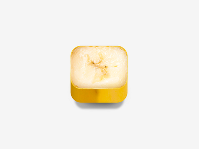 banana iphone icon app banana food fruit icon idea illustration ios iphone sketch ui yellow