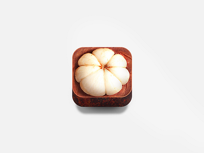 mangosteen fruit iphone icon