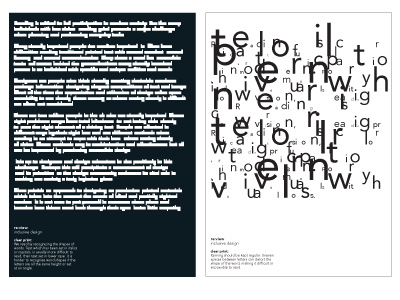 re:view – clear print guidelines posters inclusive design poster
