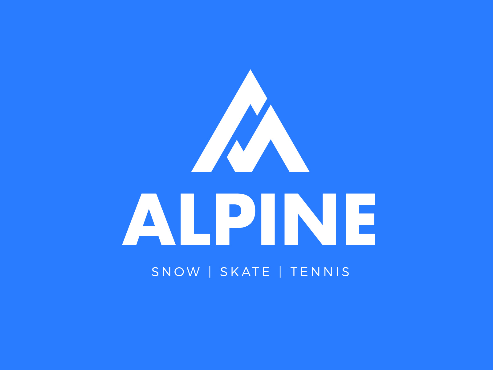 Alpine Ski Shop Logo Concept by Robert Mathews on Dribbble