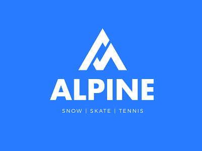 Alpine Ski Shop | Logo Concept alpine branding concept design logo logos shop ski