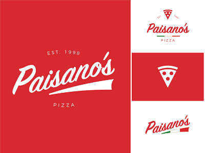 Paisano's Pizza | Concept logo branding concept design logo pizza pizza brand pizza logo