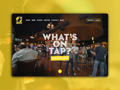 HopCat Concept Landing Page