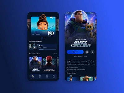 Disney+ app design disney mobile mobileapplication ui uidesign