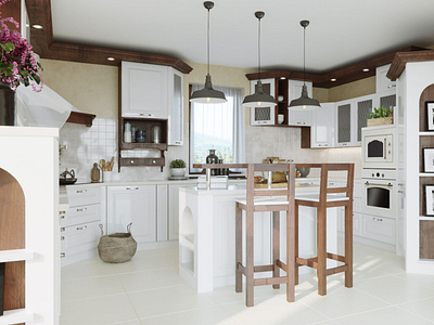 White kitchen