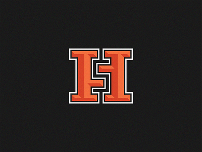 H+S monogram branding design graphic design illustration logo monogram vector