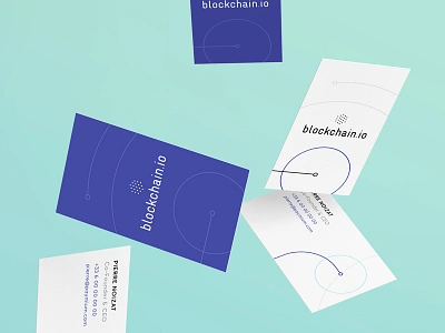 Blockchain.io Business Cards bitcoin blockchain business card crypocurrency design ethereum ico print stationery