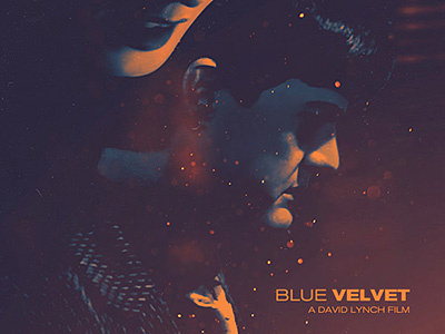 Blue Velvet poster graphic design movie poster print