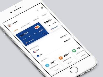 Concept of a banking app 55/90