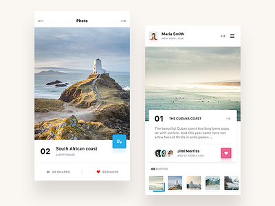 Traveling app by Eduard for Norde on Dribbble