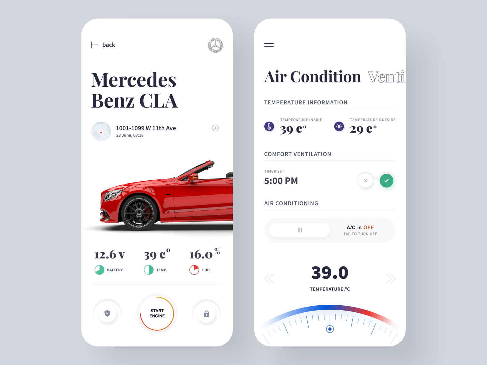 Car App 🚘 by Eduard on Dribbble