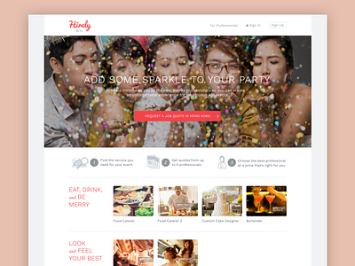 Marketplace for party services website asia flat hong kong marketplace web website