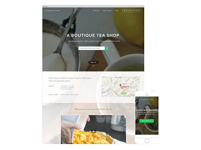 Responsive web page concept background bar chef dribbble food kitchen loop opacity overlay photo restaurant video