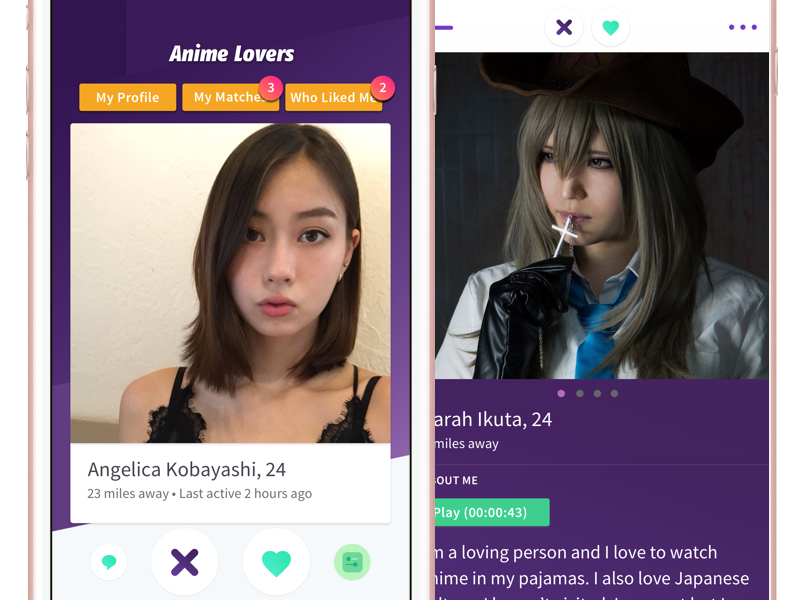 Dating-Seite für Anime-Fans