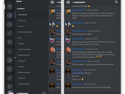 Discord for Sports Concept