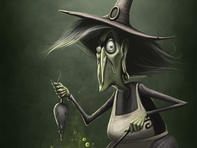 Love potion character design halloween witch