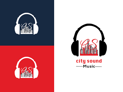 City ​​Sound-Logo Design branding graphic design logo