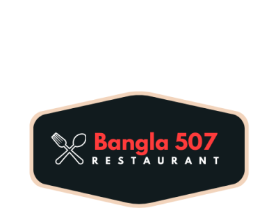 Bangla 507 Resturant canva design logo