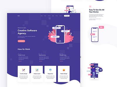 App Landing Page