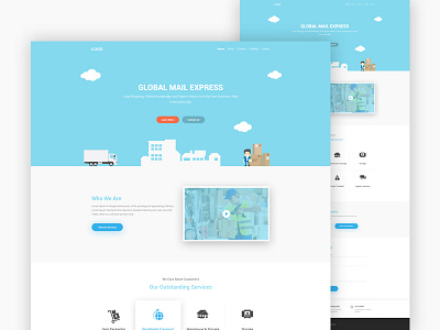 Global Mail Landing Page