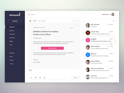 E-Mail UI Concept