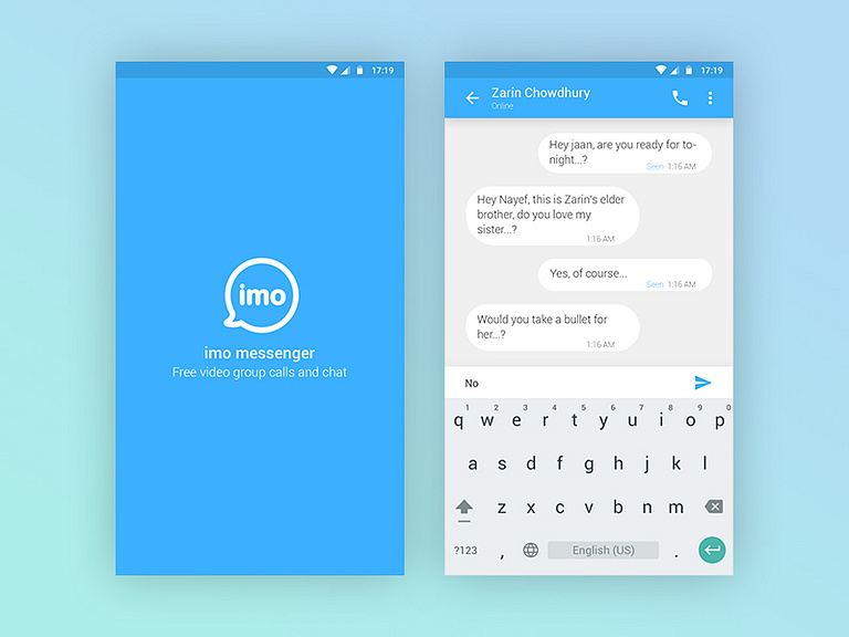 Redesign imo messenger by Tufayel Ahmed Nayef on Dribbble