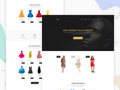 ZIMU : E-commerce Web Template