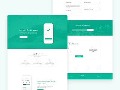 ZIMU : App Landing Page