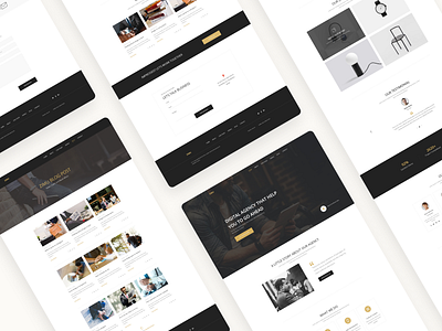 ZIMU : Agency Web Template agency app landing page colorful ecommerce landing page minimal modern design popular shots template trendy web app website