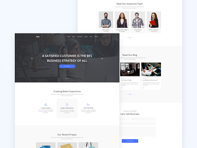 ZIMU : Agency Web Template