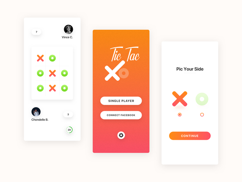 Game Concept : Tic Tac 2019 creative layout android ios mobile app design application app design designer brand branding identity clean minimal modern education school gamezone flat illustration vector icon concept typography job search recruitment product game interface project ui ux