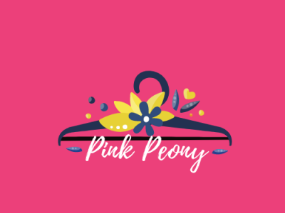 pink peony logo