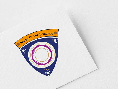 Showoff Performance LLC. logo adobe illusrtator branding graphic design logo