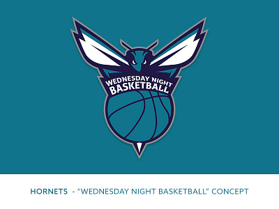 Charlotte Hornets "WNB" Logo Concept basketball logo nba sports