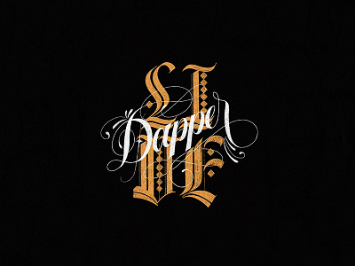 Live Dapper calligraphy calligraphy font script