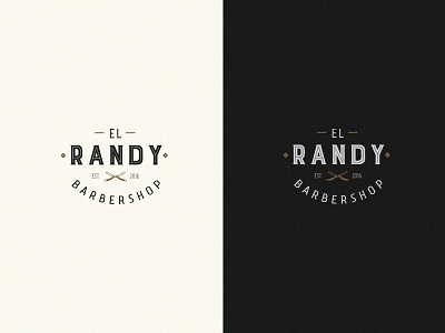 Randy Barber shop Logo