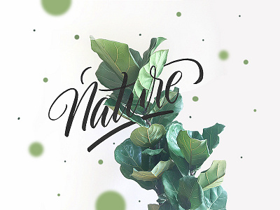 Nature custom type goodtype hand lettering lettering penbrush phrases type