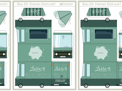 Papertruck 01 illustration print