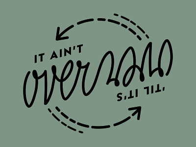 itaintover embroidery lettering