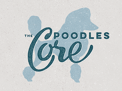 The Poodles Core #3 lettering logo