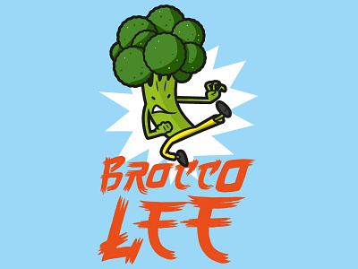 Brocco Lee illustration t shirt