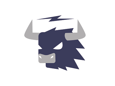 bullock icon illustration logo pictogram