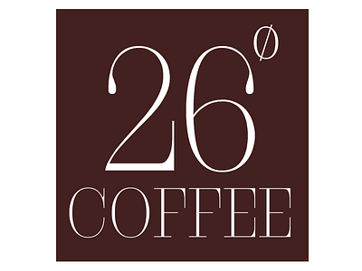 26 Degree Coffee Branding