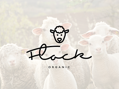 Flock Organic branding flock organic