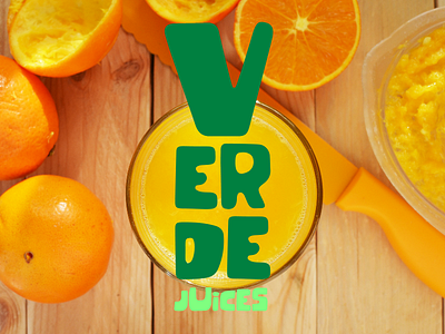 Verde Juices green juices logo verde