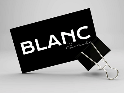 Blanc Smile blanc dental logo oral smile